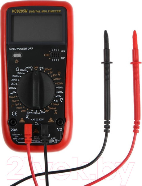 Изображение товара Мультиметр цифровой Tundra VC9205N (2768106)