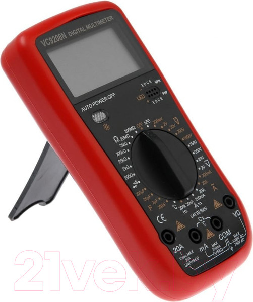 Изображение товара Мультиметр цифровой Tundra VC9208N (2768107)