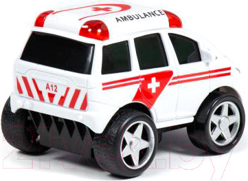 Изображение товара Автомобиль игрушечный Полесье Крутой Вираж скорая помощь / 78896