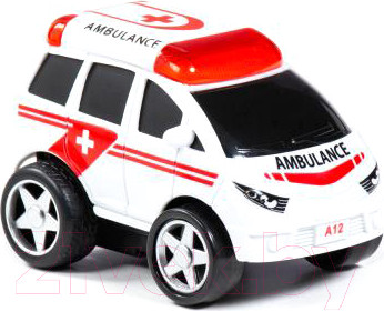 Изображение товара Автомобиль игрушечный Полесье Крутой Вираж скорая помощь / 78896