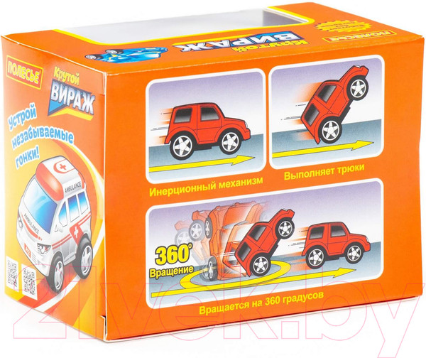Изображение товара Автомобиль игрушечный Полесье Крутой Вираж гоночный / 78957