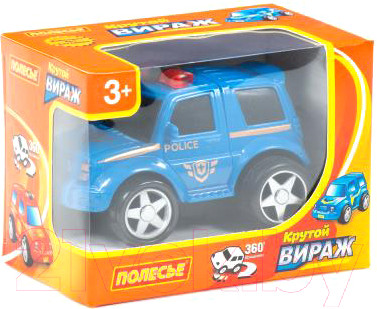 Изображение товара Автомобиль игрушечный Полесье Крутой Вираж полиция / 78902