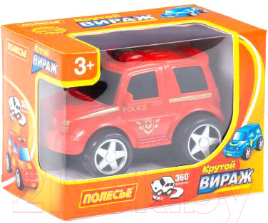 Изображение товара Автомобиль игрушечный Полесье Крутой Вираж полиция / 78902