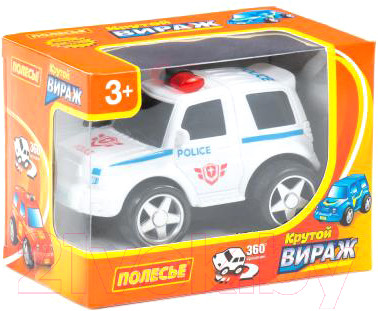 Изображение товара Автомобиль игрушечный Полесье Крутой Вираж полиция / 78902
