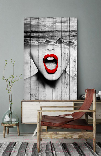 Изображение товара Картина White Wood B112-V-036-055-6.24