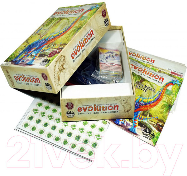 Изображение товара Дополнение к настольной игре Правильные Игры Эволюция. Биология для начинающих / 13-03-04