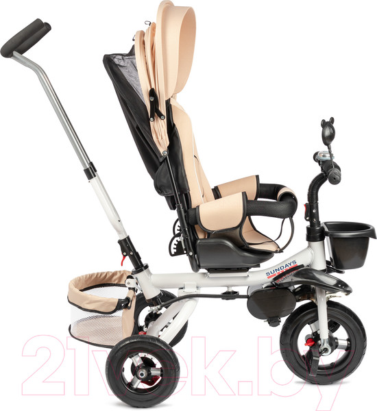 Изображение товара Трехколесный велосипед с ручкой Sundays SJ-BT-39 (бежевый)