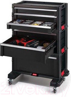 Изображение товара Тележка инструментальная Keter Set 6 Drawer / 237786 (черный)