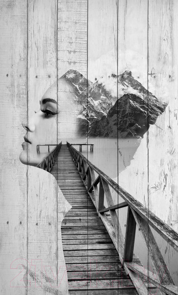 Изображение товара Картина White Wood B112-V-072-115-6.11