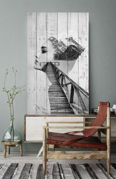 Изображение товара Картина White Wood B112-V-072-115-6.11