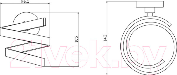 Изображение товара Держатель для фена Slezak RAV Colorado COA1200