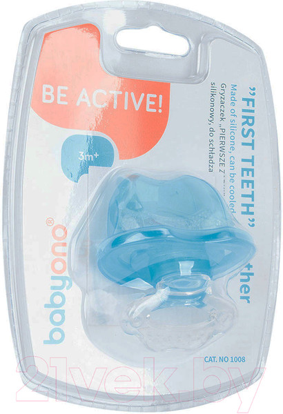Изображение товара Прорезыватель для зубов BabyOno Силиконовый / 1008 (голубой)