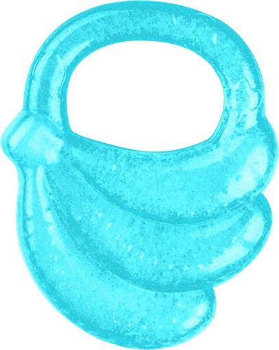 Изображение товара Прорезыватель для зубов BabyOno Банан / 1016 (голубой)