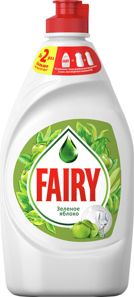Изображение товара Средство для мытья посуды Fairy Зеленое Яблоко (450мл)