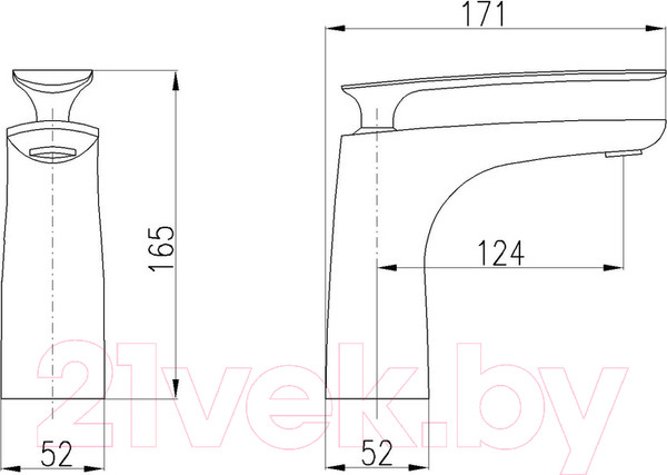 Изображение товара Смеситель Slezak RAV Tigris TG126.5