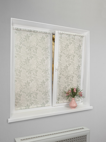 Изображение товара Рулонная штора Lm Decor Флауэр LM 45-02 64x215 (серый)