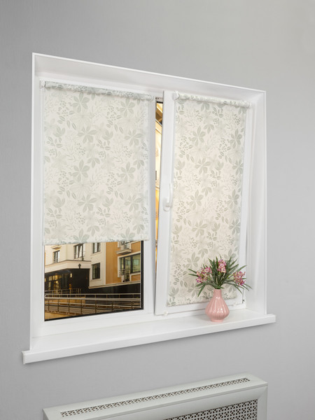 Изображение товара Рулонная штора Lm Decor Флауэр LM 45-02 64x215 (серый)