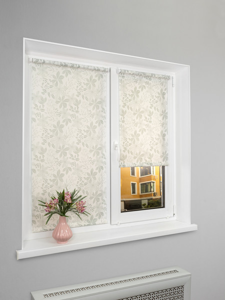 Изображение товара Рулонная штора Lm Decor Флауэр LM 45-02 64x215 (серый)