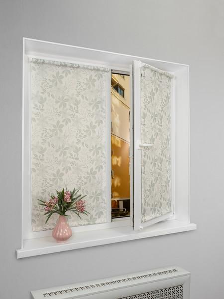 Изображение товара Рулонная штора Lm Decor Флауэр LM 45-02 64x215 (серый)