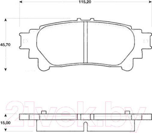 Изображение товара Тормозные колодки TRW GDB4174