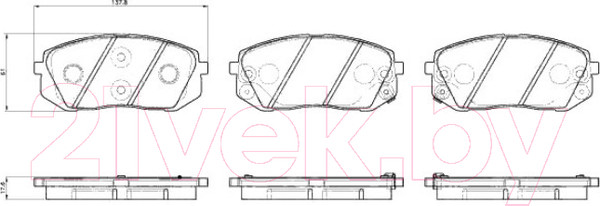 Изображение товара Тормозные колодки TRW GDB3530