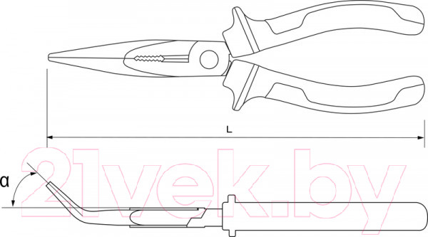 Изображение товара Длинногубцы Thorvik BNP0150