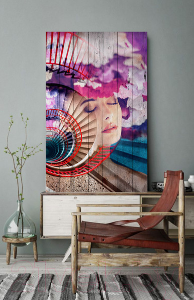 Изображение товара Картина White Wood B112-V-084-135-6.22