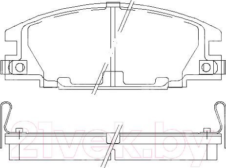 Изображение товара Тормозные колодки Patron PBP678