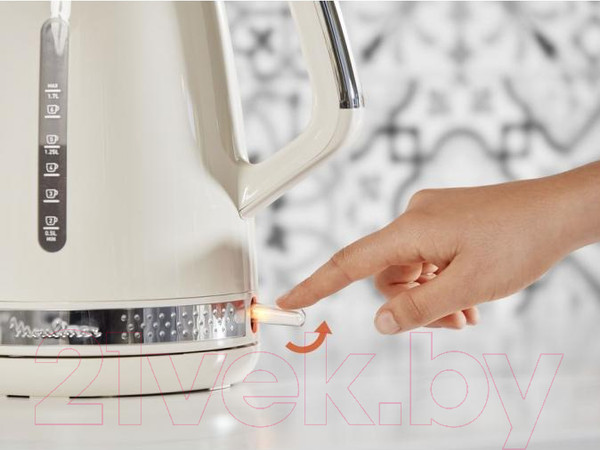 Изображение товара Электрочайник Moulinex Soleil BY320A30 (бежевый)