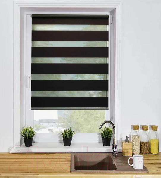 Изображение товара Рулонная штора Lm Decor Сити ДН LB 60-05 67x160 (шоколад)