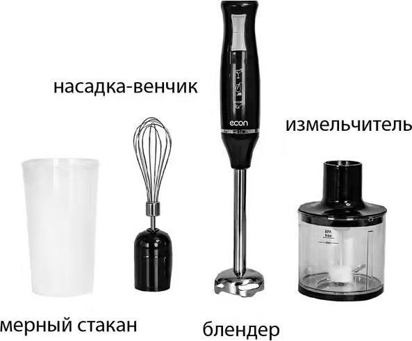Изображение товара Блендер погружной Econ ECO-431HB