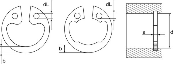 Изображение товара Стопорное кольцо Forch 254252