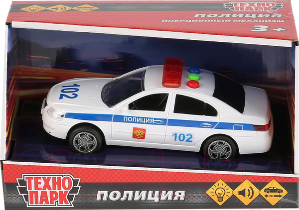 Изображение товара Масштабная модель автомобиля Технопарк Полиция / 1726360-R