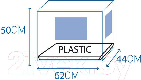 Изображение товара Клетка для животных Duvo Plus Pet Kennel Small 780/480/DV (черный)