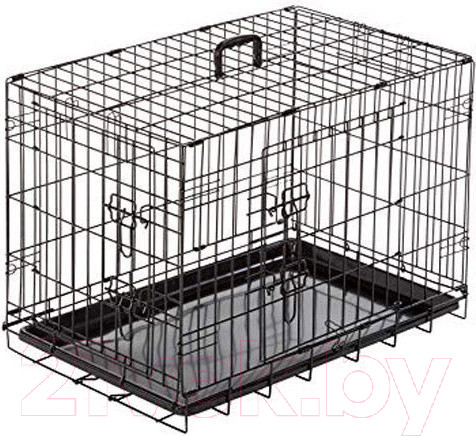 Изображение товара Клетка для животных Duvo Plus Pet Kennel Small 780/480/DV (черный)