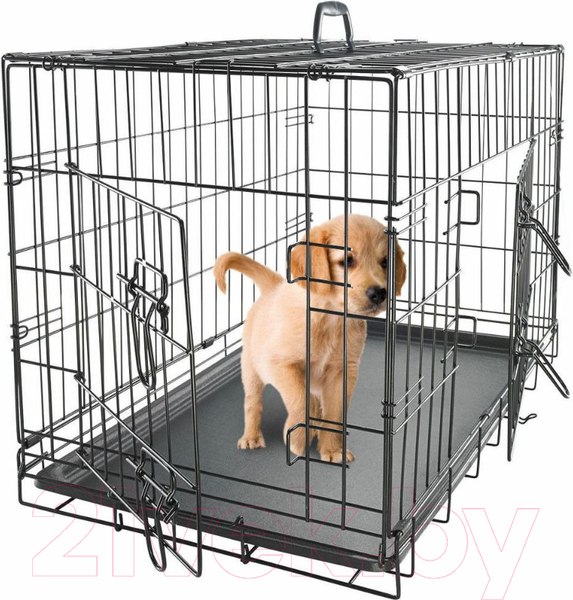 Изображение товара Клетка для животных Duvo Plus Pet Kennel XX-Large 780/484/DV (черный)
