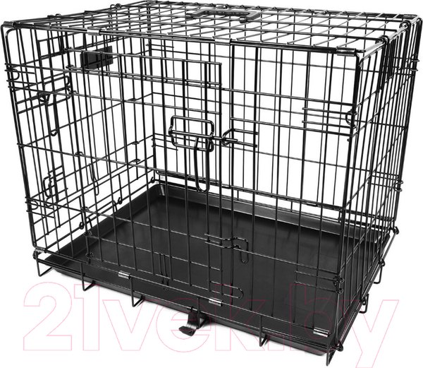 Изображение товара Клетка для животных Duvo Plus Pet Kennel XX-Large 780/484/DV (черный)