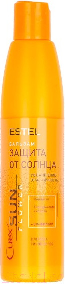 Изображение товара Бальзам для волос Estel Professional Curex Sunflower увлажнение и питание с UV-фильтром (250мл)