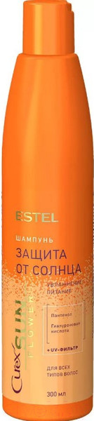 Изображение товара Шампунь для волос Estel Professional Curex Sunflower увлажнение и питание с UV-фильтром (300мл)