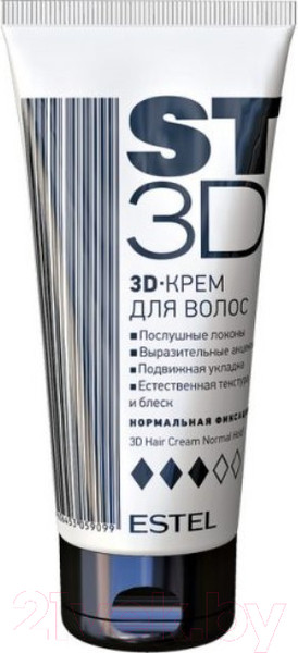 Изображение товара Крем для укладки волос Estel ST3D нормальная фиксация (100мл)