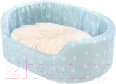 Изображение товара Лежанка для животных Ferplast Dandy Mini / 84895098 (звезды на бирюзовом)