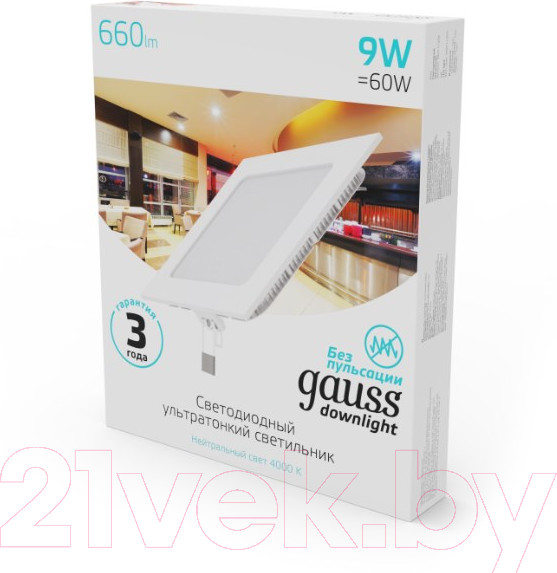 Изображение товара Точечный светильник Gauss 940111209