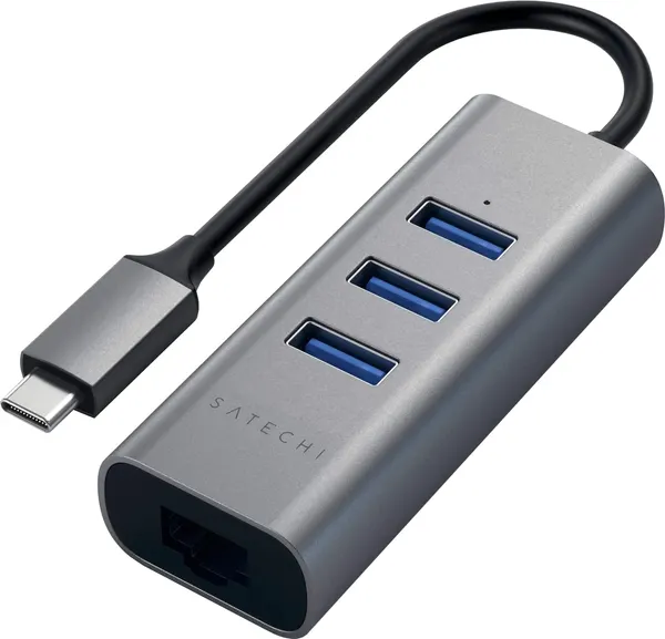 Изображение товара Док-станция для ноутбука Satechi Type-C 2-in-1 ST-TC2N1USB31AM
