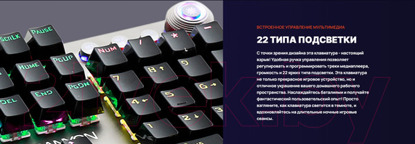 Изображение товара Клавиатура Canyon Nightfall GK-7 / CND-SKB7-RU