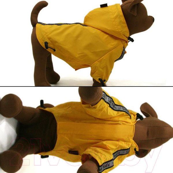 Изображение товара Дождевик для животных Puppia Base Jumper / PEAF-RM03-BK-XL (черный)