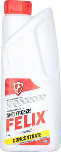 Изображение товара Антифриз FELIX Carbox G12+ до -38°С / 430206245 (1.5л, красный, концентрат)