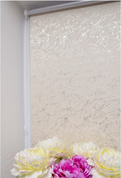 Изображение товара Рулонная штора Delfa Сантайм Венеция Термо-Блэкаут СРШ-01МП 79506 (34x170, кремовый)