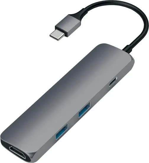 Изображение товара Док-станция для ноутбука Satechi Slim Aluminum Type-C ST-CMAM
