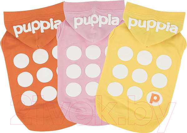 Изображение товара Футболка для животных Puppia Emmy с капюшоном / PARA-TS1509-YE-L (желтый)