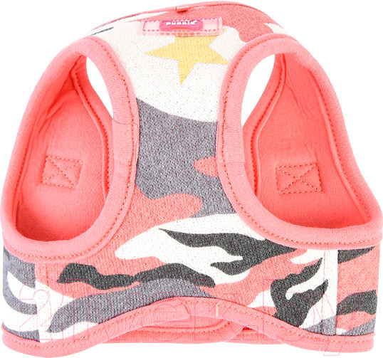 Изображение товара Шлея-жилетка для животных Puppia Ensign / PASA-HB1601-PC-L (розовый камуфляж)